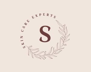 Aesthetic Leaves Spa logo design