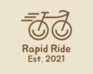 Fast Minimalist Bike logo design