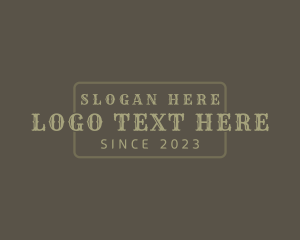 Troupe - Western Rustic Business logo design