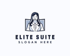 Female Consultant Recruitment logo design