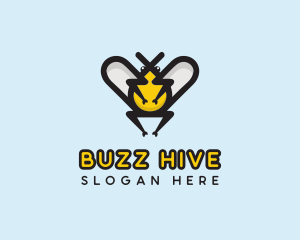 Flying Bug Insect  logo design