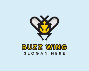 Flying Bug Insect  logo design