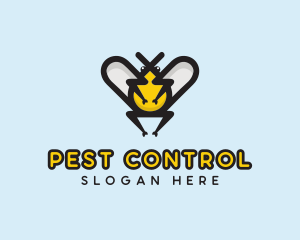 Flying Bug Insect  logo design