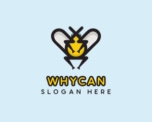 Flying Bug Insect  logo design