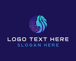 Storage - Female Software Technology logo design