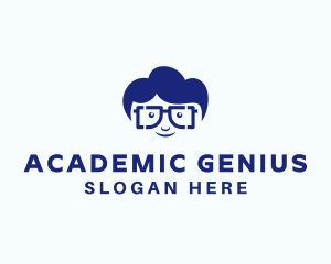 Professor - Smart Geek Guy logo design