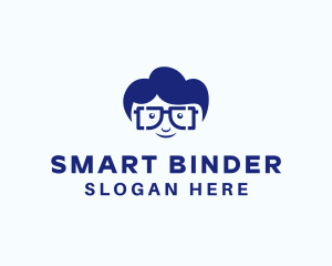 Smart Geek Guy logo design