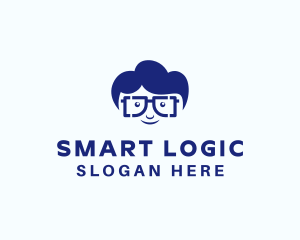 Smart Geek Guy logo design