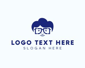 Smart Geek Guy logo design