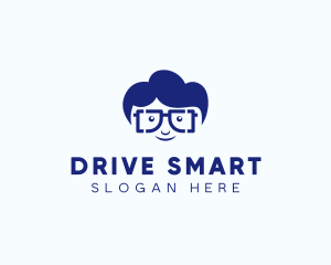 Smart Geek Guy logo design