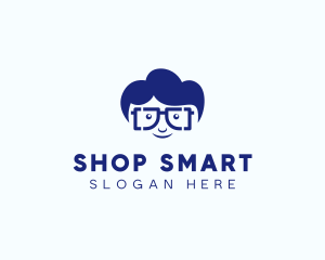 Smart Geek Guy logo design