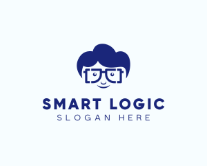 Smart Geek Guy logo design