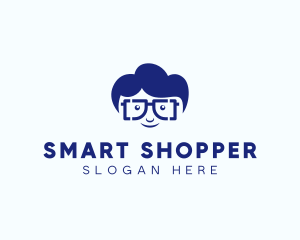 Smart Geek Guy logo design