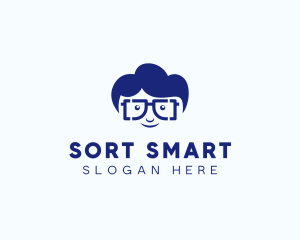 Smart Geek Guy logo design