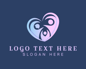 Volunteer - Family Support Charity logo design