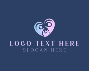 Outreach Program - Family Support Charity logo design