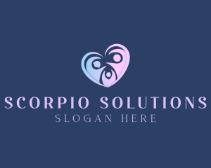 Family Support Charity logo design