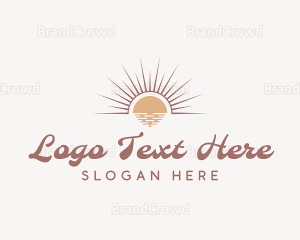 Boho Chic Sun Logo