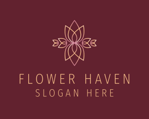 Flower Beauty Cosmetics logo design