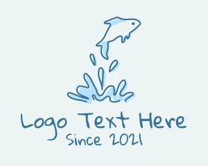 Doodle - Aquatic Fish Pet logo design