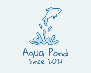 Aquatic Fish Pet  logo design