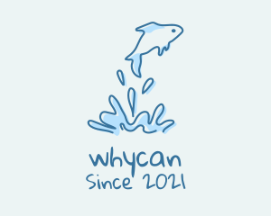 Fisherman - Aquatic Fish Pet logo design