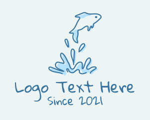 Pond - Aquatic Fish Pet logo design