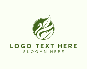 Bio - Elegant Duck Swan logo design