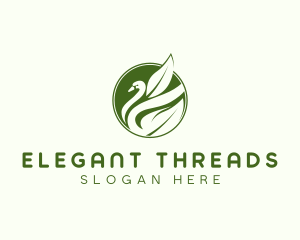 Elegant Duck Swan logo design