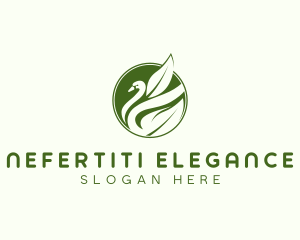 Elegant Duck Swan logo design