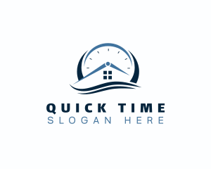 Minute - Clock House Realty logo design