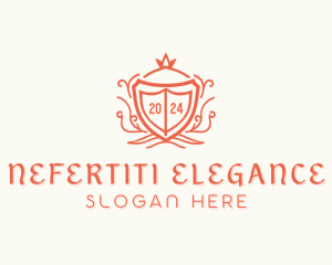 Elegant Crown Boutique logo design