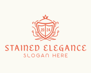 Elegant Crown Boutique logo design