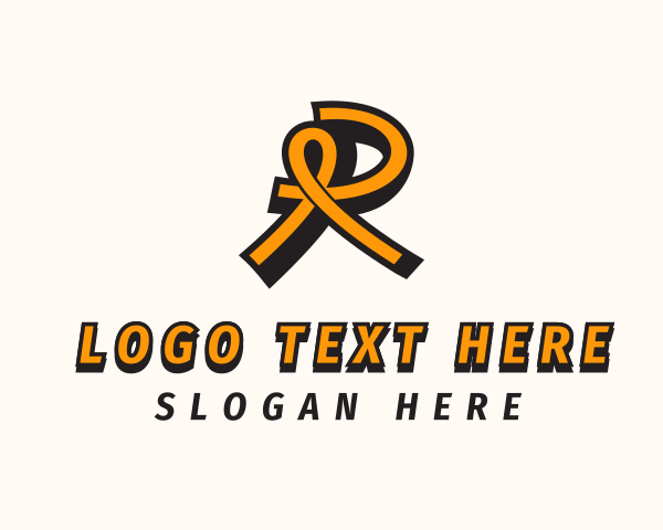 Cancer - Cancer Ribbon Support logo design