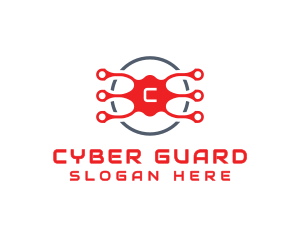 Malware - Data Tech Circuit logo design