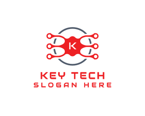 Data Tech Circuit logo design