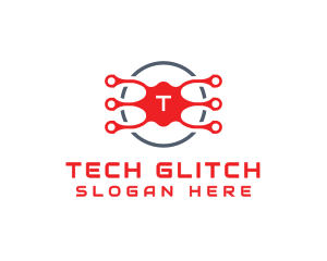 Data Tech Circuit logo design