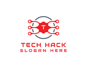 Data Tech Circuit logo design