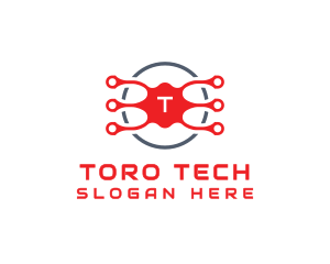 Data Tech Circuit logo design