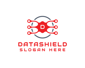Data Tech Circuit logo design