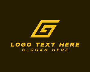 Golden - Cyber Digital Tech Letter G logo design