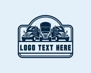 Removalist - Roadie Trailer Truck logo design