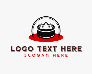 Spring Roll - Chinese Dumpling Cuisine logo design