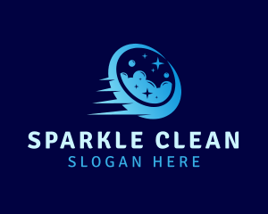 Cleaning - Washing Cleaning Suds logo design
