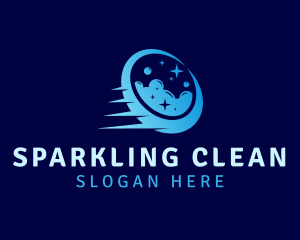 Cleaning - Washing Cleaning Suds logo design