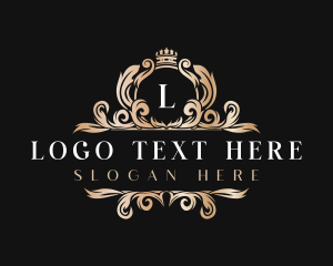 Sovereign - Regal Ornamental Crest logo design