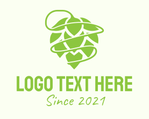 Plantation - Green Hop Brewery logo design