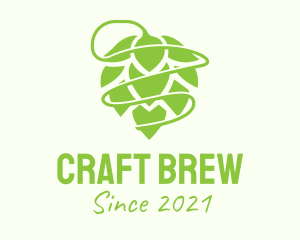 Green Hop Brewery  logo design