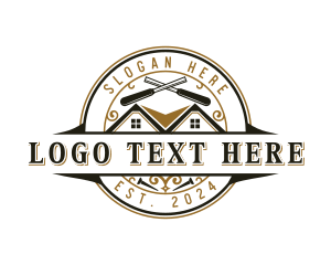 Carpentry - Refurbish Carpentry Roofing logo design