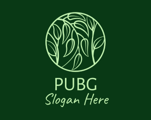 Leafy Herbs Circle  Logo